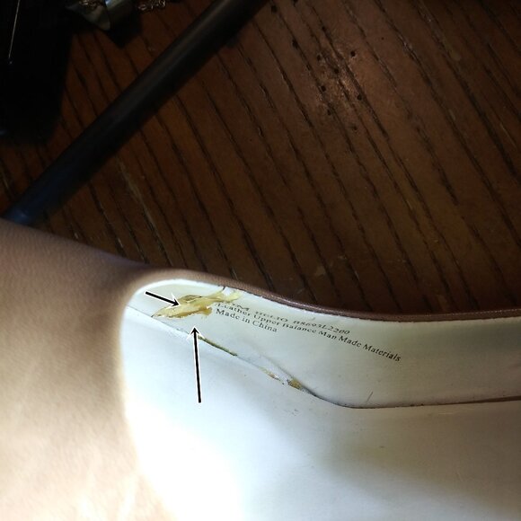 Franco Sarto Helio Leather Wedge Pumps, Size 10M Wedge Shoe, High Heel Wedge - Picture 6 of 16